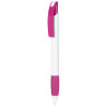 LECCE PEN NOVE WHITE plastic Ballpen with Your company's print