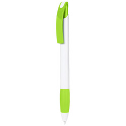 LECCE PEN NOVE WHITE plastic Ballpen with Your company's print