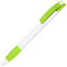 LECCE PEN NOVE WHITE plastic Ballpen with Your company's print