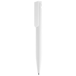 LECCE PEN TARGET WHITE ecological Ballpen R-PET with print