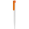 LECCE PEN TARGET WHITE ecological Ballpen R-PET with print
