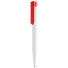LECCE PEN TARGET WHITE ecological Ballpen R-PET with print