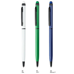 Długopis B1 TOUCHWRITER BLACK metalowy dotykowy z grawerem logo