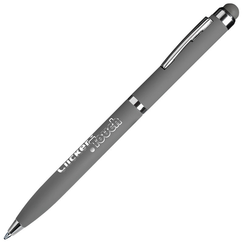 Długopis B1 CLICKER TOUCH SOFT metalowy matowy z grawerem lustrzanym