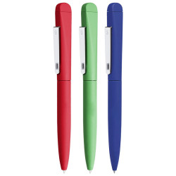 Metal B1 IQ Ballpen with Flash Drive with mirror engraving