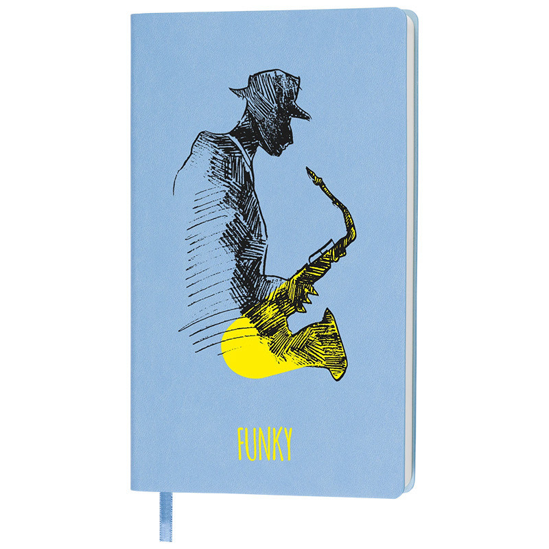 Notes THINKME FUNKY dwukolorowy reklamowy z nadrukiem lub tłoczeniem