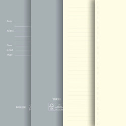 THINKME FUNKY Notebook two-color advertising with print or embossing