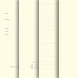 THINKME AUDREY Notebook lined advertising notebook