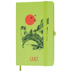 THINKME GRACY Notebook with elastic band advertising