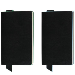 THINKME TRENDI GRS eco Notebook rPET two-color with a bookmark