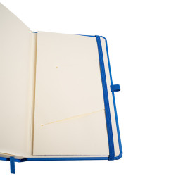 THINKME JUSTY GRS eco Notebook with pocket, recycled, advertising