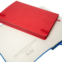 THINKME SHADY GRS Notebook eco recycled with elastic band advertising