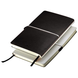 Notes THINKME FRANKY dwukolorowa okładka z nadrukiem z tłoczeniem logo