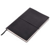 THINKME BLACKY Notebook black notebook with elastic band