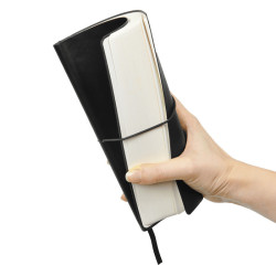 THINKME BLACKY Notebook black notebook with elastic band