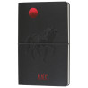 THINKME BLACKY Notebook black notebook with elastic band