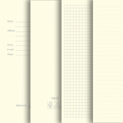 THINKME TWIZZY Notebook double-sided advertising notebook