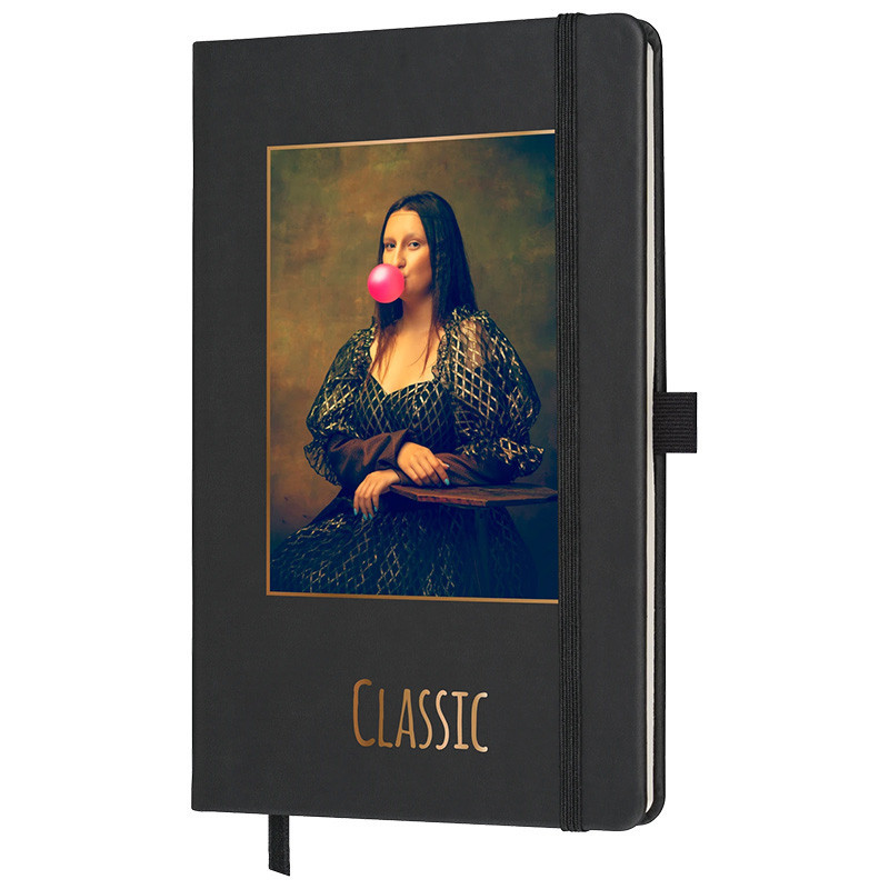 Notes THINKME ENOTE CLASSIC z gumką reklamowy