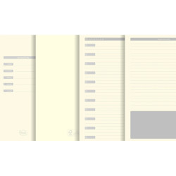 THINKME ENOTE VELVET Notebook A5 planner with Your company's print