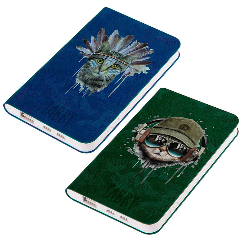 THINKME TABBY Power Bank 5000mAh advertising battery notebook shape
