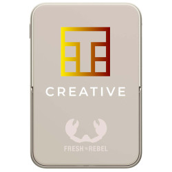 Power Bank FRESH 'N REBEL MAGNETIC WIRELESS 5000 MAH z nadrukiem