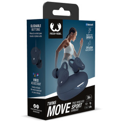 Słuchawki Bezprzewodowe Douszne FRESH 'N REBEL TWINS MOVE z nadrukiem