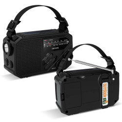 Radioodbiornik z latarką PHILIPS TAR1609 FM/AM SOS z Twoim logo