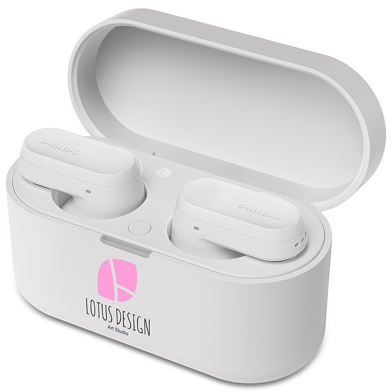 Słuchawki Bezprzewodowe Douszne PHILIPS TAT3509 TWS z nadrukiem logo