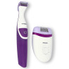 PHILIPS SATINELLE ESSENTIAL BRP505 Epilator with advertising print