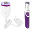PHILIPS SATINELLE ESSENTIAL BRP505 Epilator with advertising print