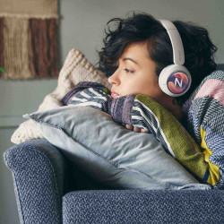 SONY WH-CH520 Wireless On-Ear Headphones with doming sticker
