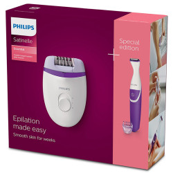 PHILIPS SATINELLE ESSENTIAL BRP505 Epilator with advertising print