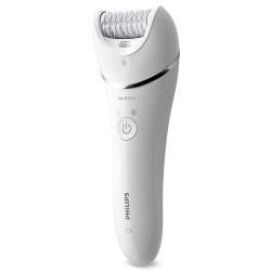 PHILIPS Series 8000 BRE700 Epilator with advertising print