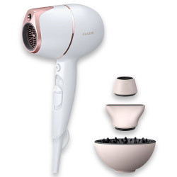 PHILIPS Prestige BHD628 SenseIQ Hair Dryer with logo print