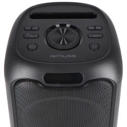 MUSE M-1803 150W Wireless Bluetooth Speaker with a microphone doming sticker with Your logo