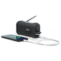 MUSE MH-08 Wireless Speaker Radio Receiver with a flashlight advertising gadget