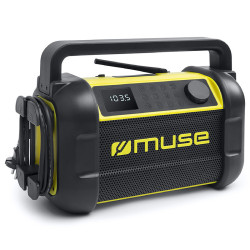 MUSE M-928 20W Wireless Bluetooth Speaker Radio Receiver work radio with doming sticker