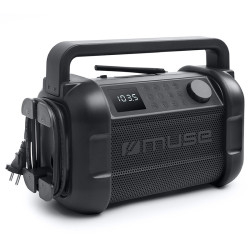MUSE M-928 20W Wireless Bluetooth Speaker Radio Receiver work radio with doming sticker