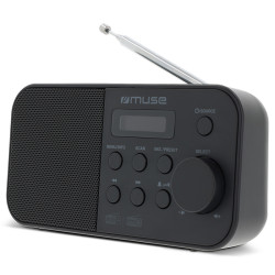 MUSE M-109 Radio Receiver FM DAB+ radio with advertising logo print