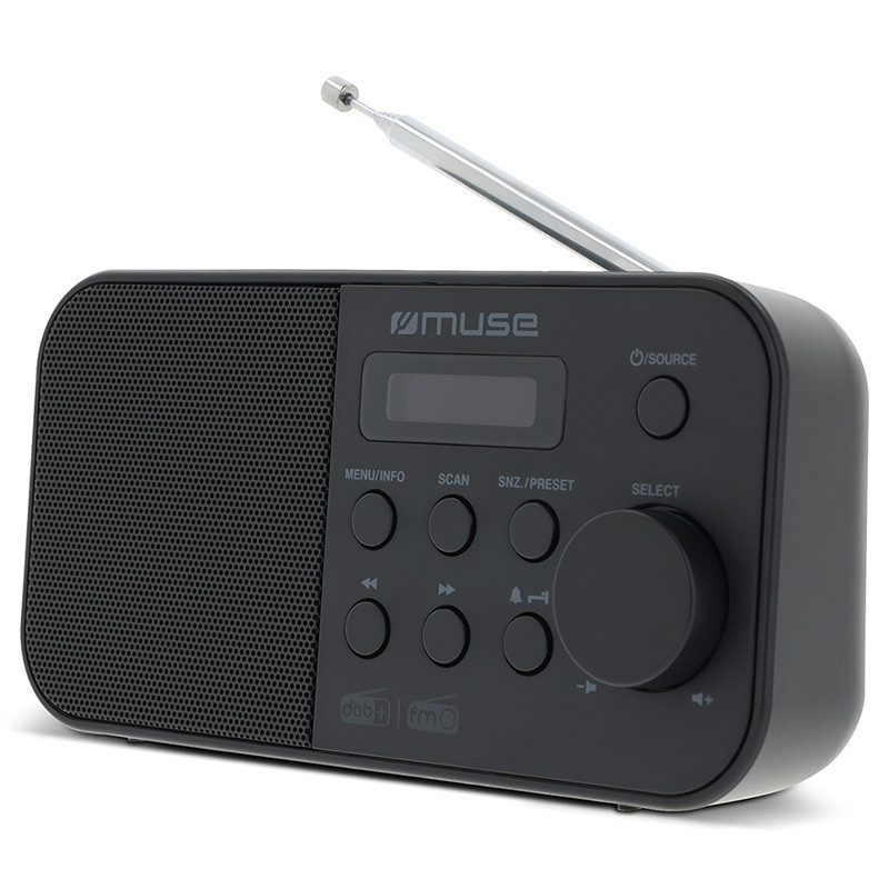 MUSE M-109 Radio Receiver FM DAB+ radio with advertising logo print