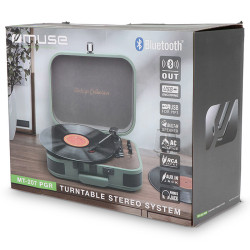 Gramofon MUSE MT-207 Vintage Bluetooth Stereo 2x5W z nadrukiem Twojego logo