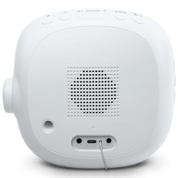 MUSE ML-198 Clock Radio alarm clock FM radio lamp with advertising print
