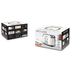 Toster MUSE MS-120 retro opiekacz z grawerem logo
