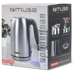 Czajnik Elektryczny MUSE MS-015 1.7L ze stali nierdzewnej z Twoim grawerem logo