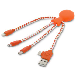 XOOPAR MR. BIO Adapter eco charging cable with your logo