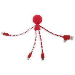 XOOPAR MR. BIO Adapter eco charging cable with your logo