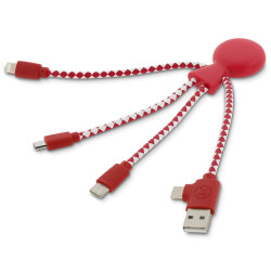 XOOPAR MR. BIO Adapter eco charging cable with your logo