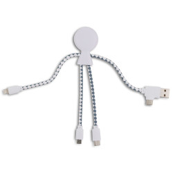Adapter XOOPAR MR. BIO eko kabelel do ładowania z Twoim logo