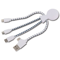 XOOPAR MR. BIO Adapter eco charging cable with your logo