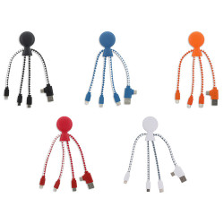 XOOPAR MR. BIO Adapter eco charging cable with your logo